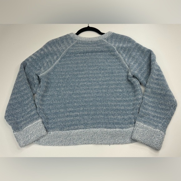 Faherty Whitewater Bells Crewneck Organic Cotton Blend Sweater Medium - Picture 4 of 12